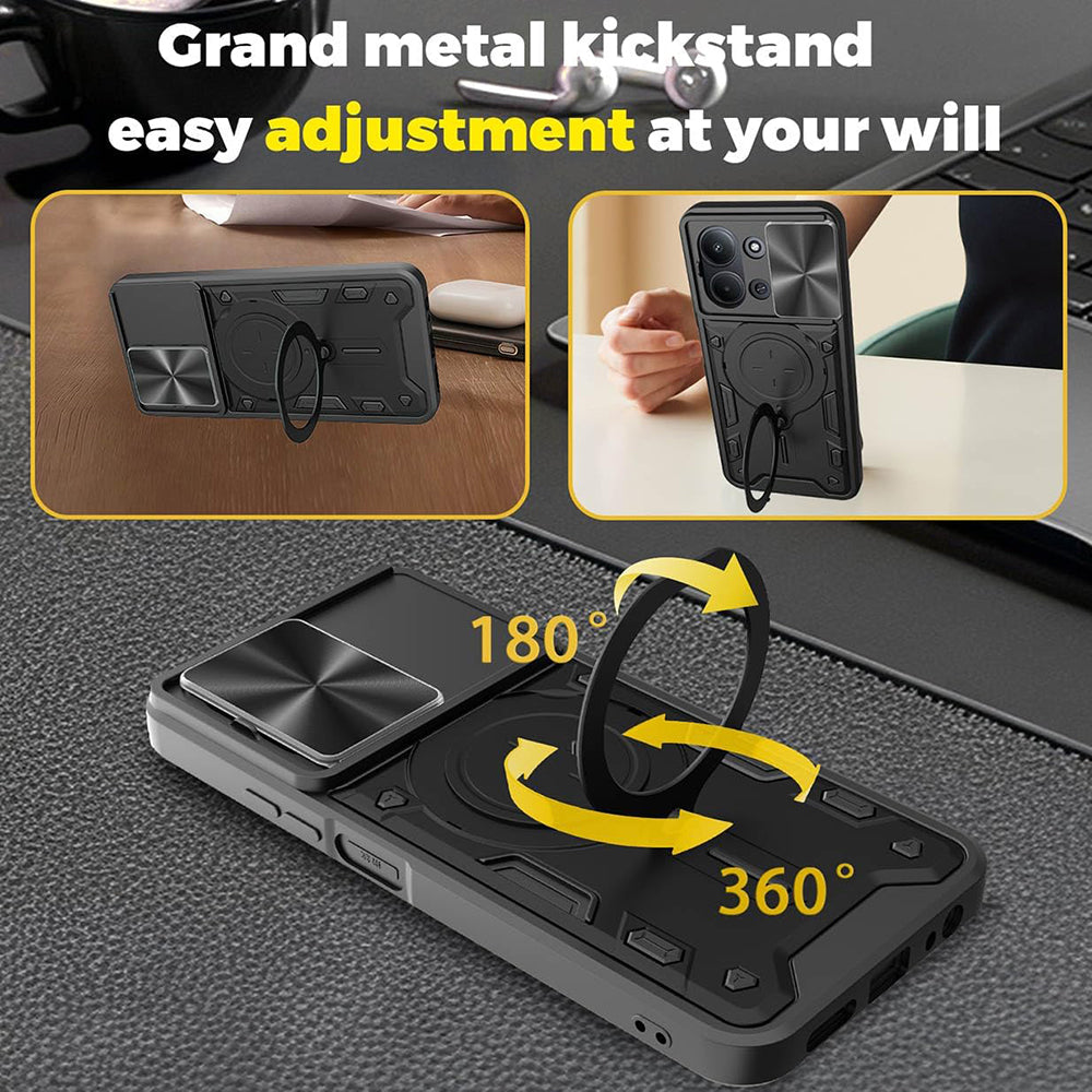 Custodia per Xiaomi 15T Pro, Techsuit, CamGuard Pro, Nera