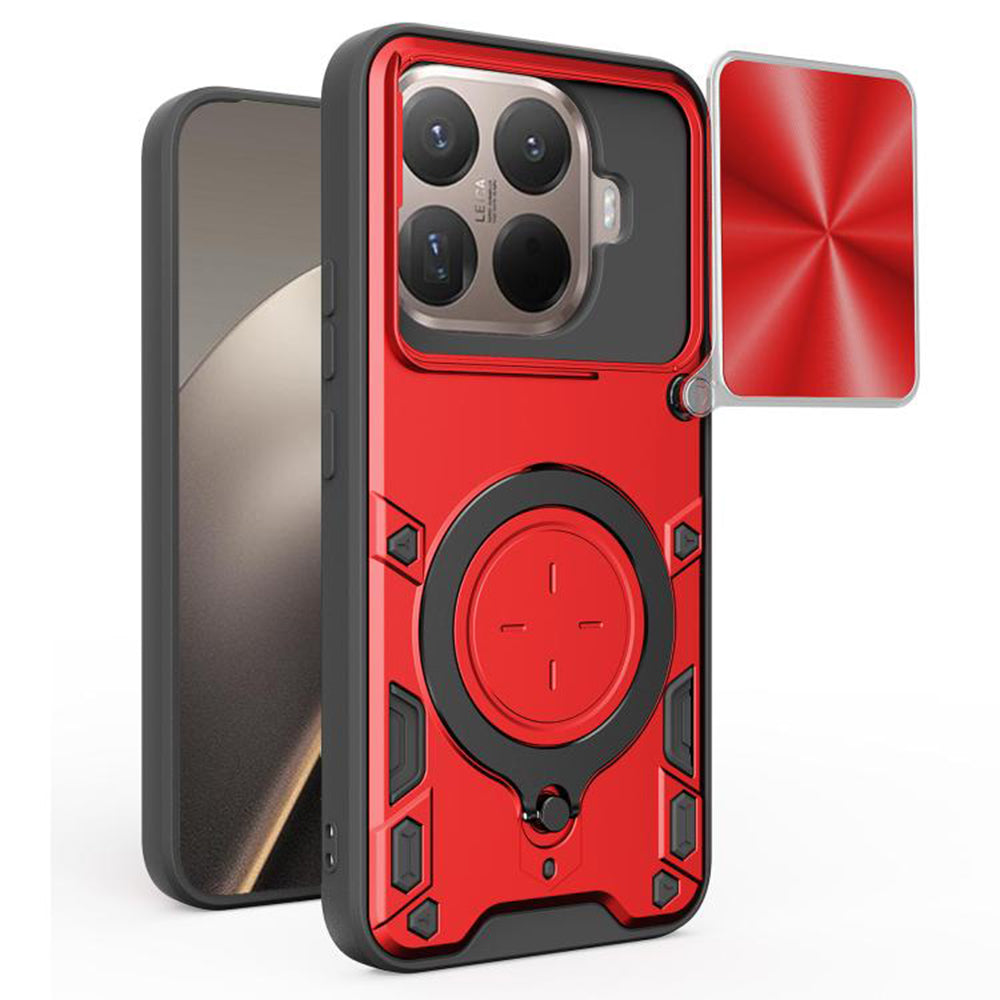 Custodia per Xiaomi 15T Pro, Techsuit, CamGuard Pro, Rossa