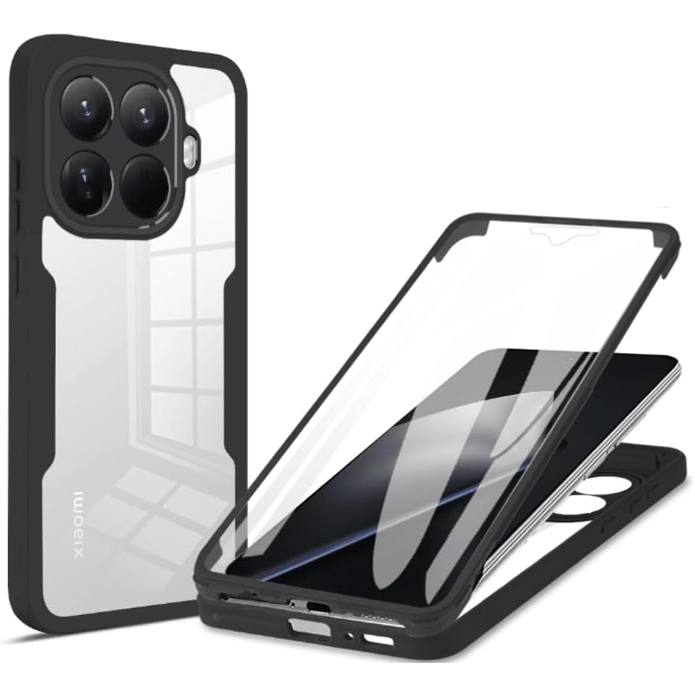 Hülle für Xiaomi 15T Pro, Techsuit, ColorVerse 360, Schwarz