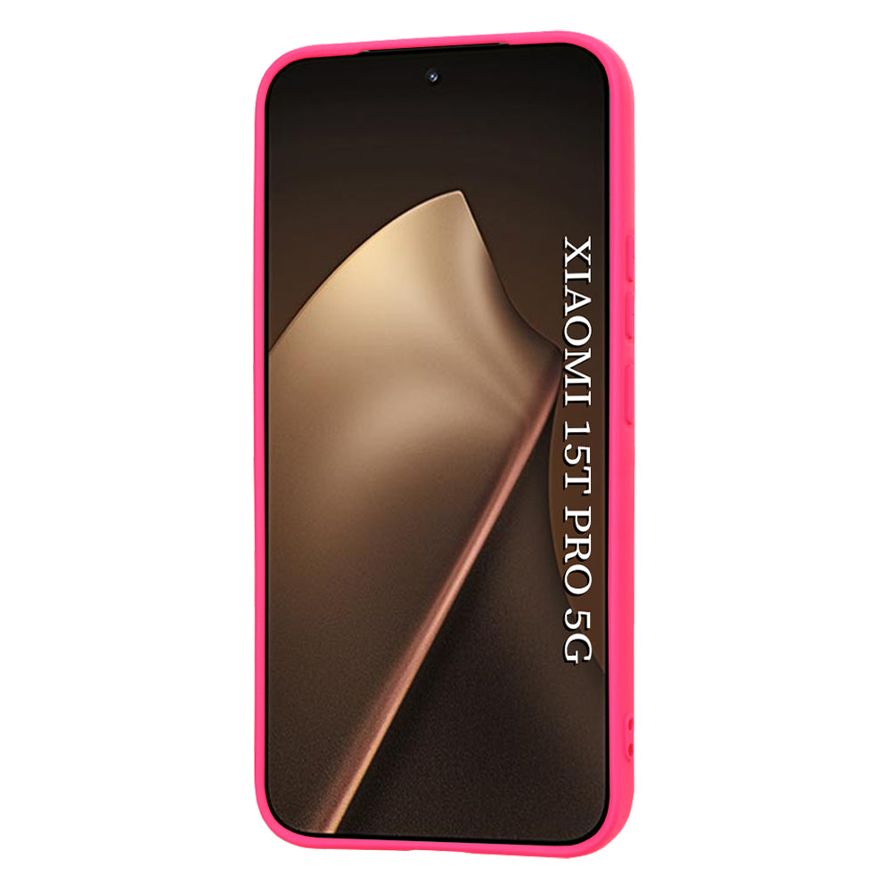 Custodia per Xiaomi 15T Pro, Techsuit, SoftFlex, Rosa Scuro