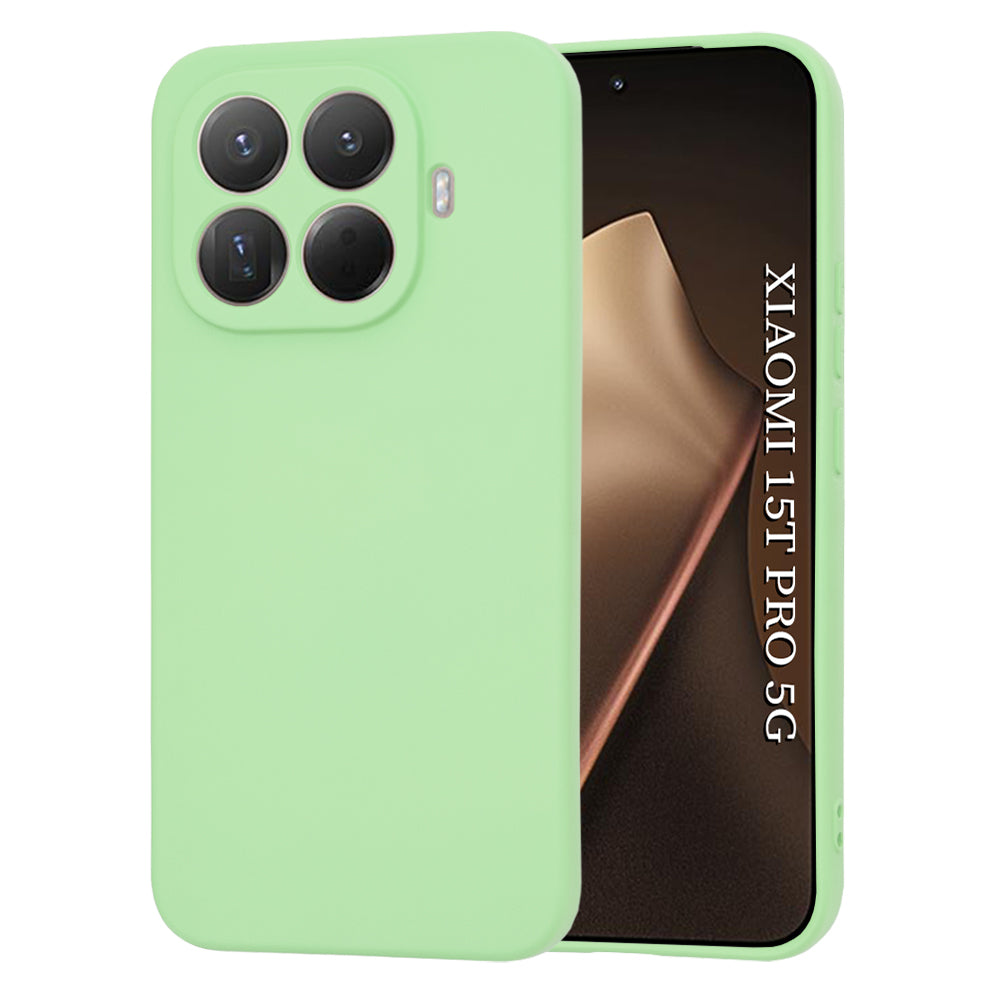 Custodia per Xiaomi 15T Pro, Techsuit, SoftFlex, Verde Chiaro