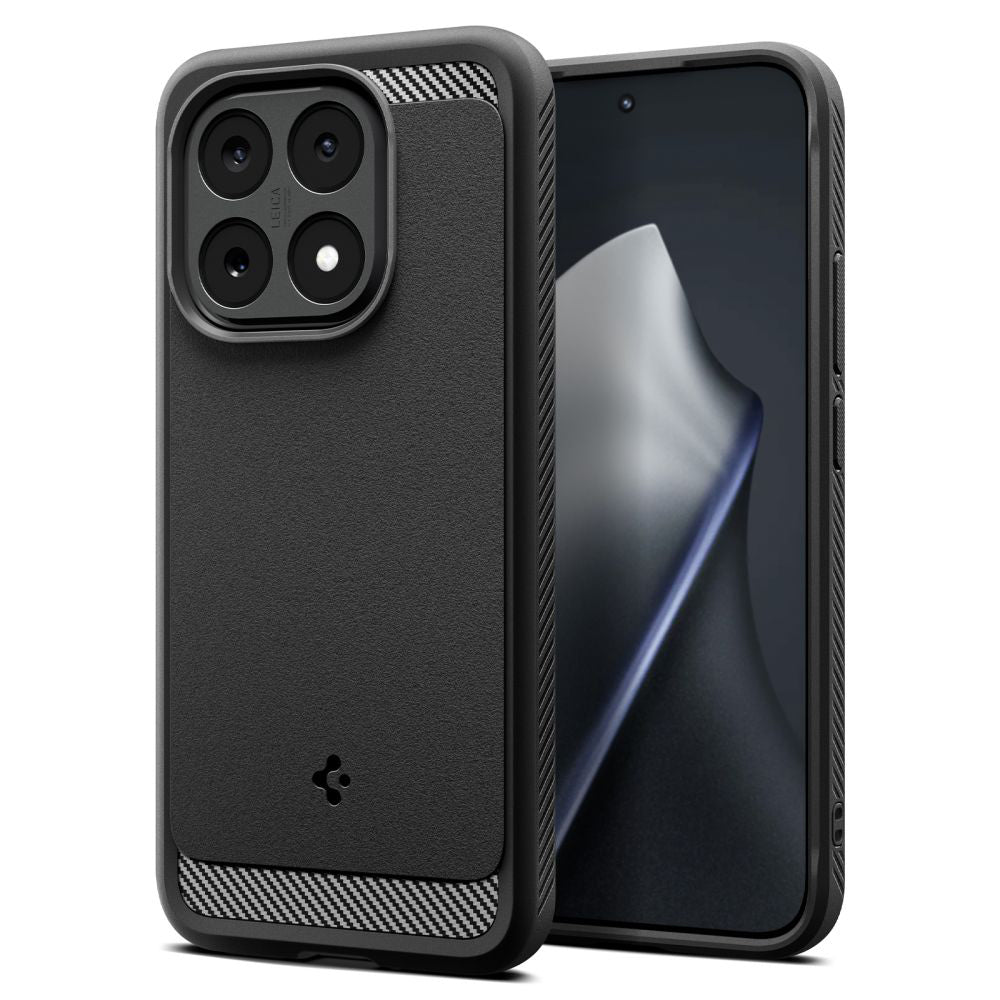 Étui pour Xiaomi 15T, Spigen, Rugged Armor, Noir Mat ACS10459