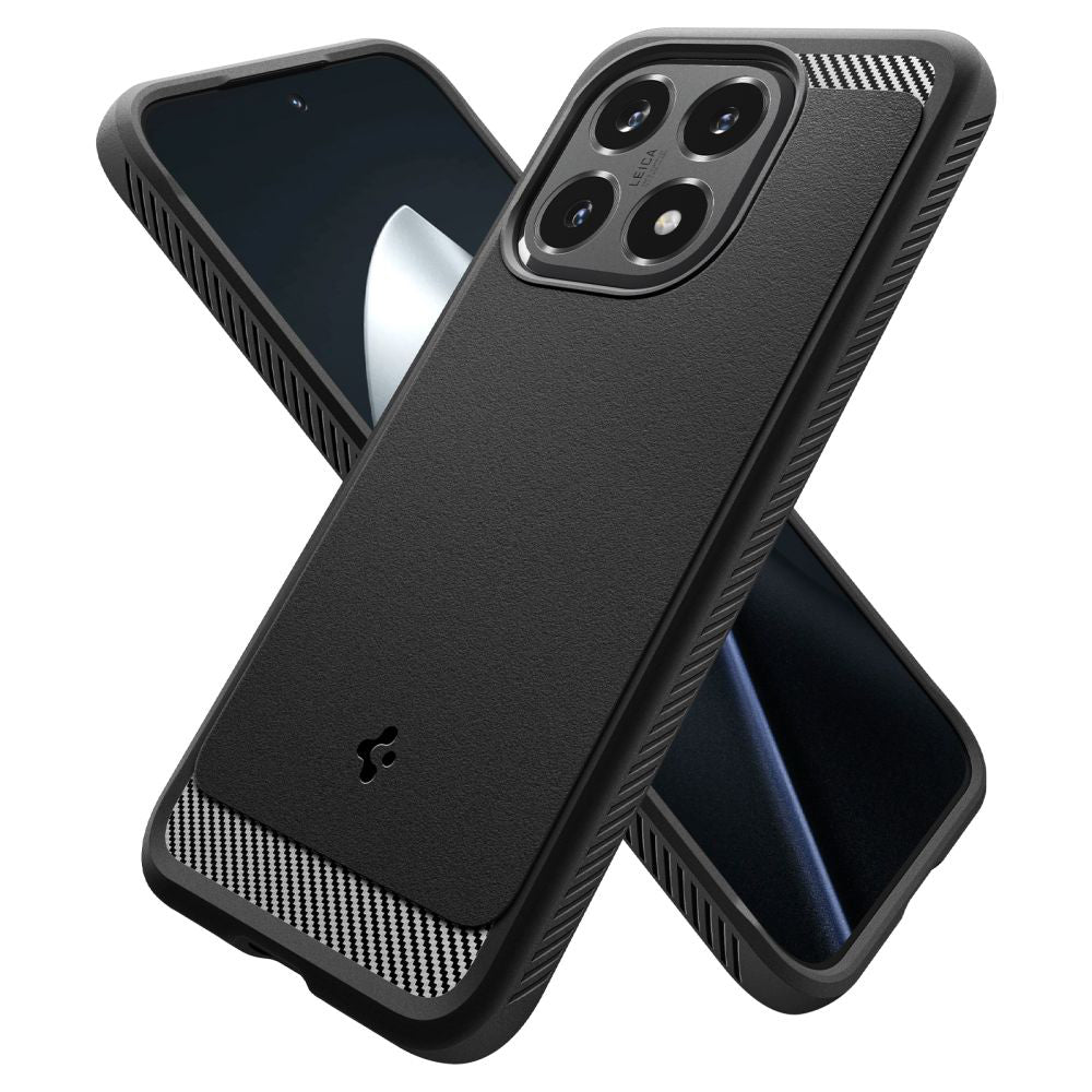 Étui pour Xiaomi 15T, Spigen, Rugged Armor, Noir Mat ACS10459