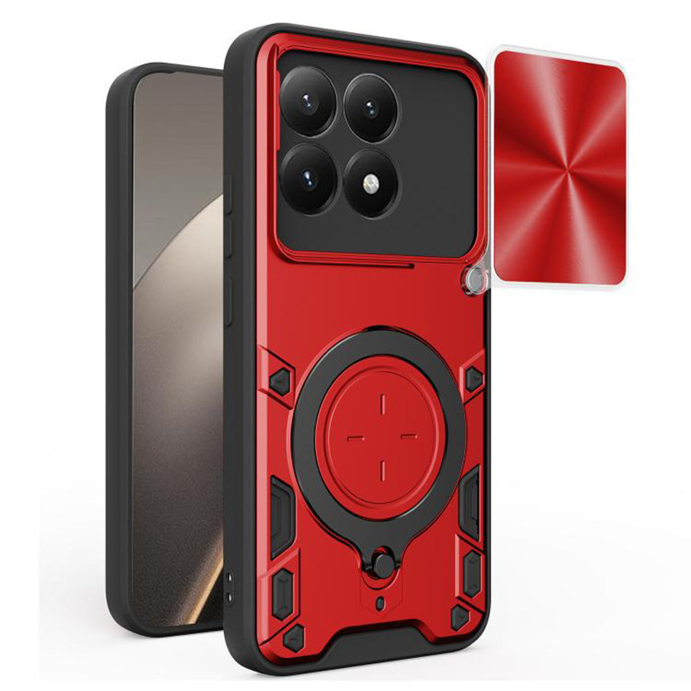 Custodia per Xiaomi 15T, Techsuit, CamGuard Pro, Rossa