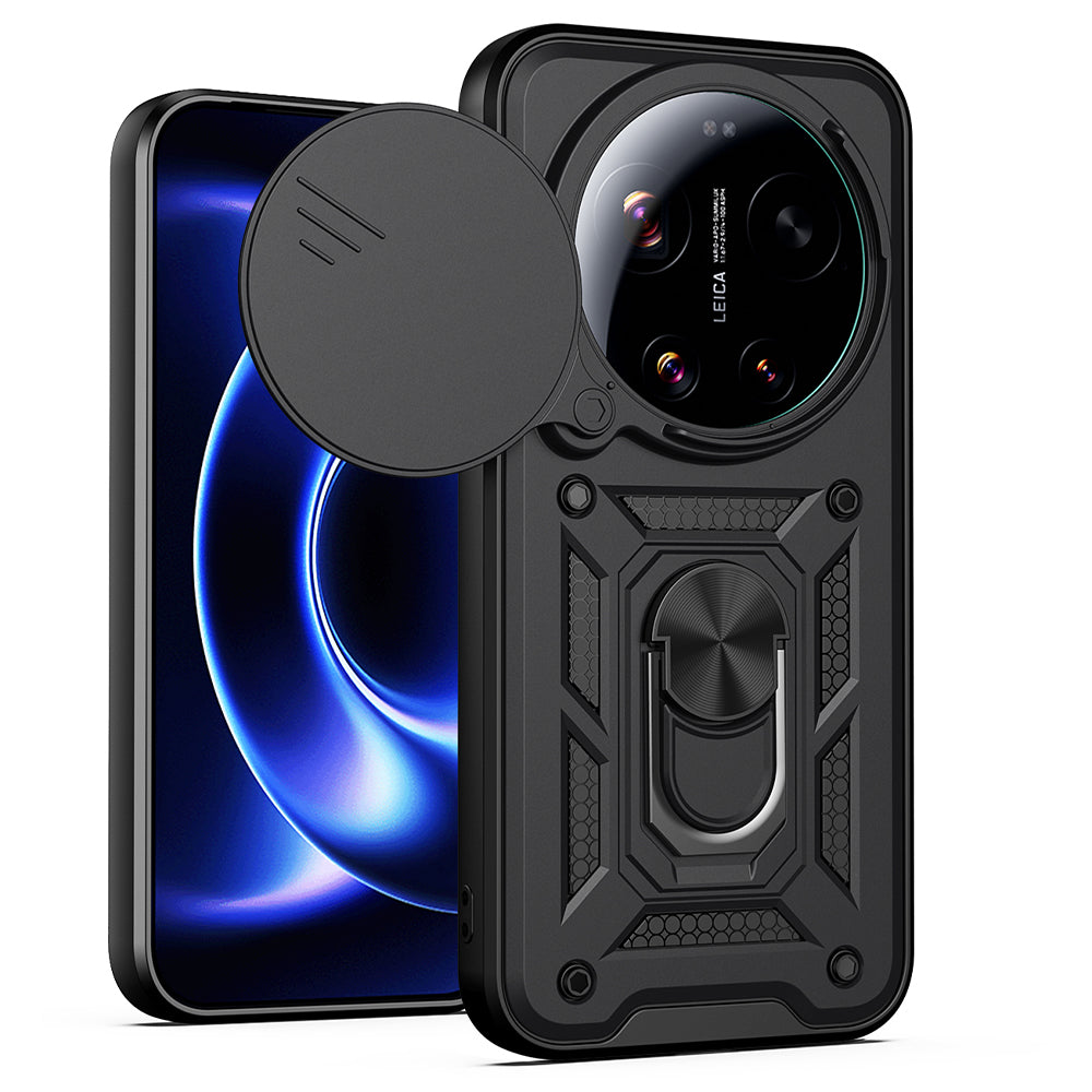 Custodia per Xiaomi 17 Ultra, Techsuit, CamShield, Nera