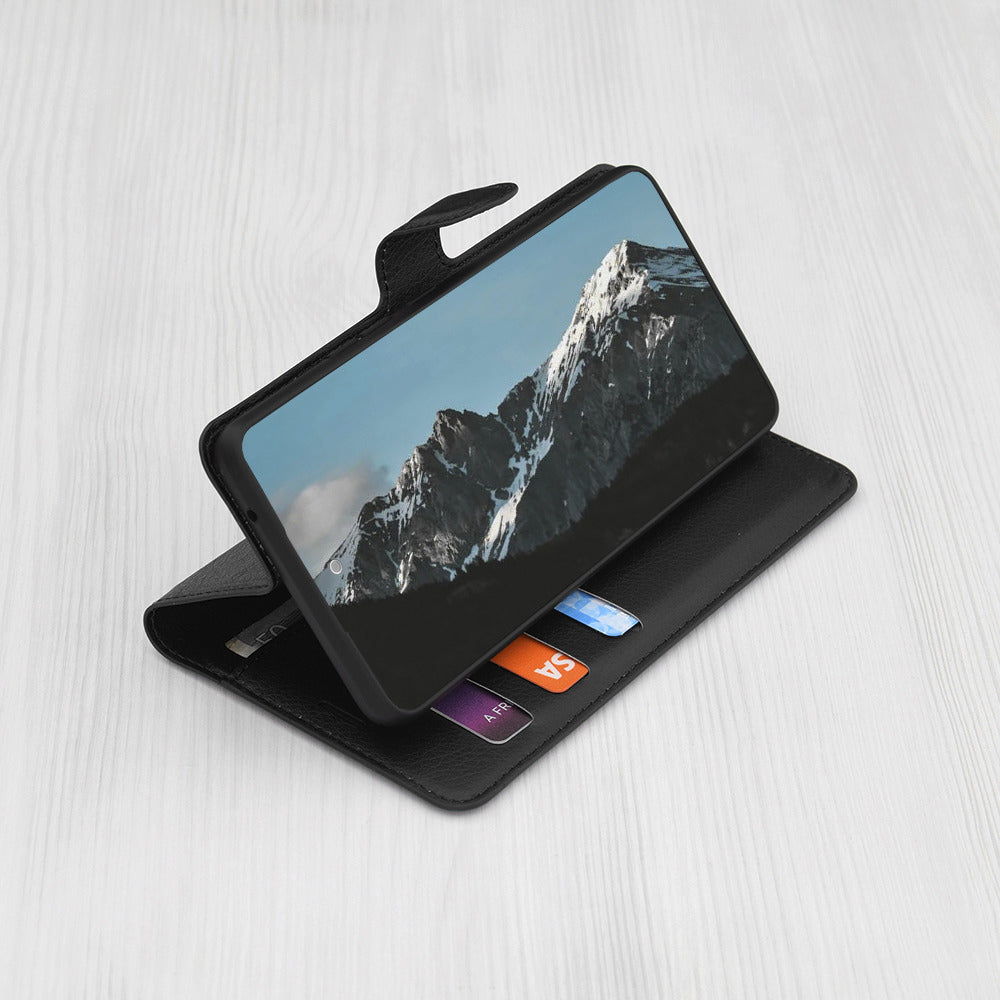 Custodia per Xiaomi 17 Ultra, Techsuit, Leather Folio, Nera