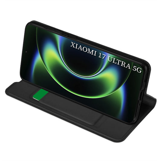 Étui pour Xiaomi 17 Ultra, Techsuit, Magskin Book, Noir