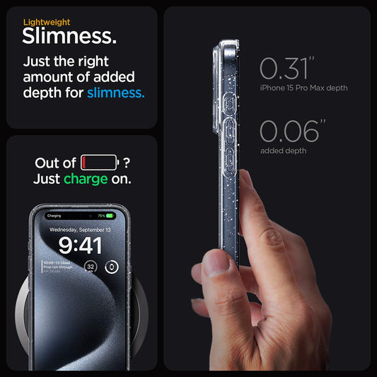 Hülle für Xiaomi 17T Pro, Techsuit, SparkleSkin, Transparent
