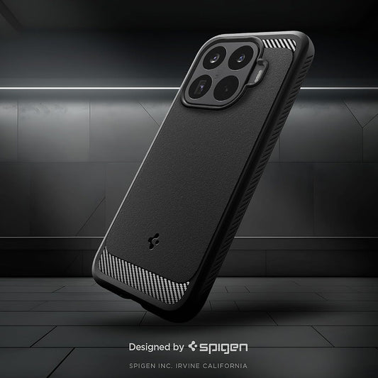 Custodia per Xiaomi 17T, Spigen, Rugged Armor, Nera ACS11870