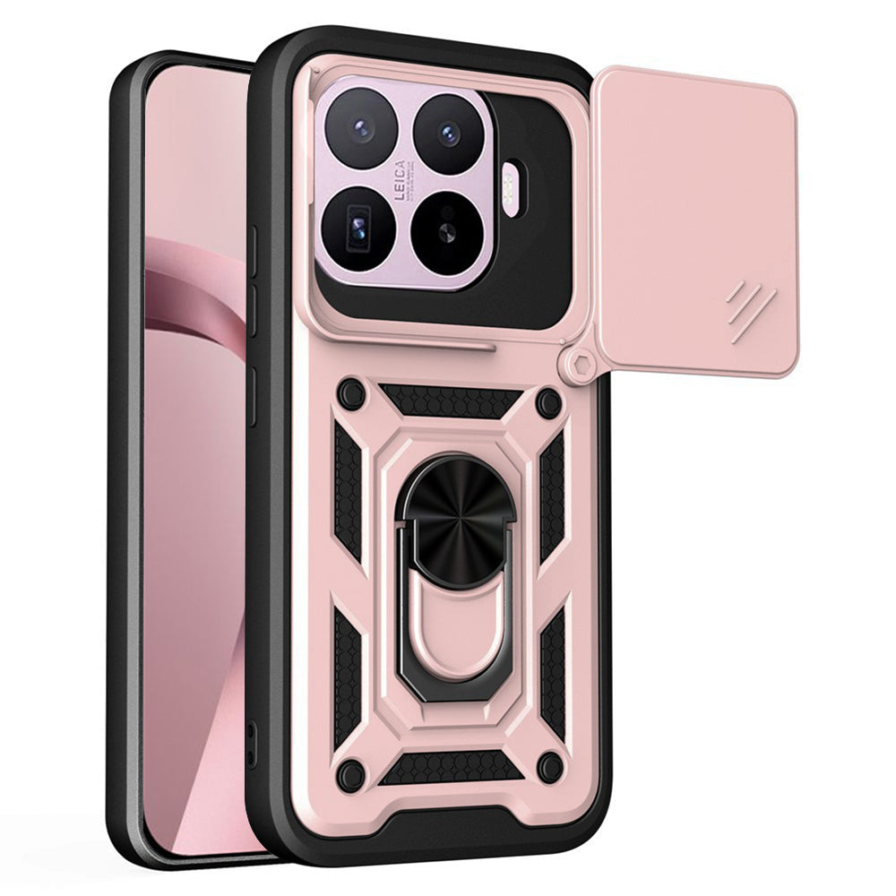 Custodia per Xiaomi 17T, Techsuit, CamShield, Rosa Dorato