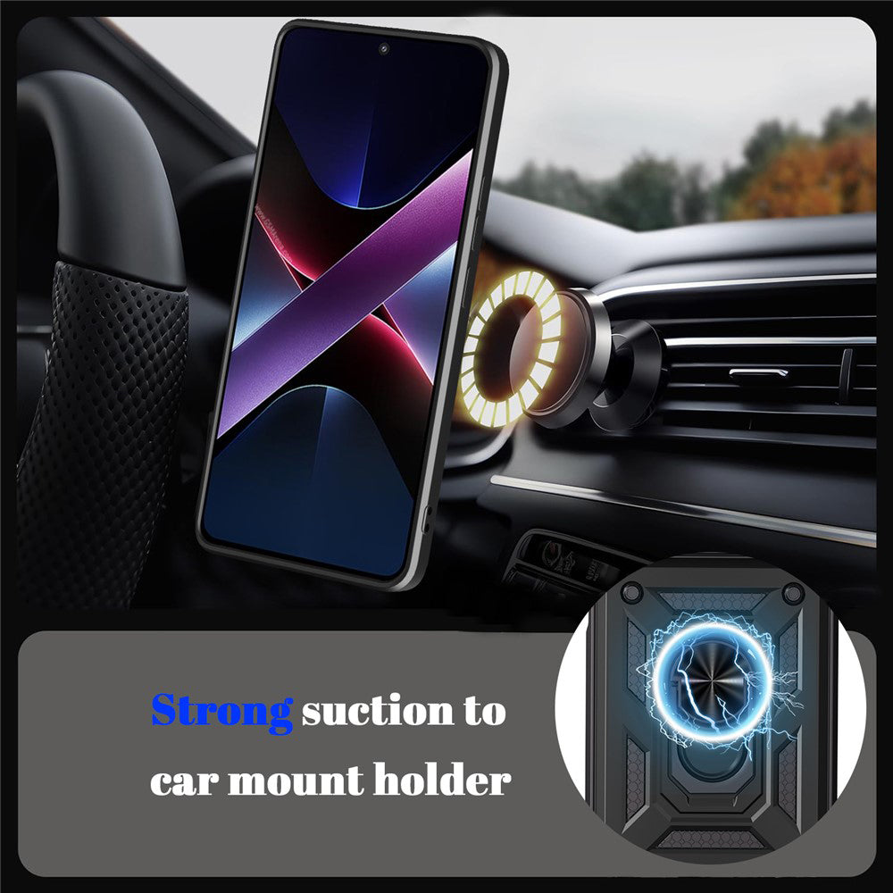 Custodia per Xiaomi 17T, Techsuit, CamShield, Rosa Dorato