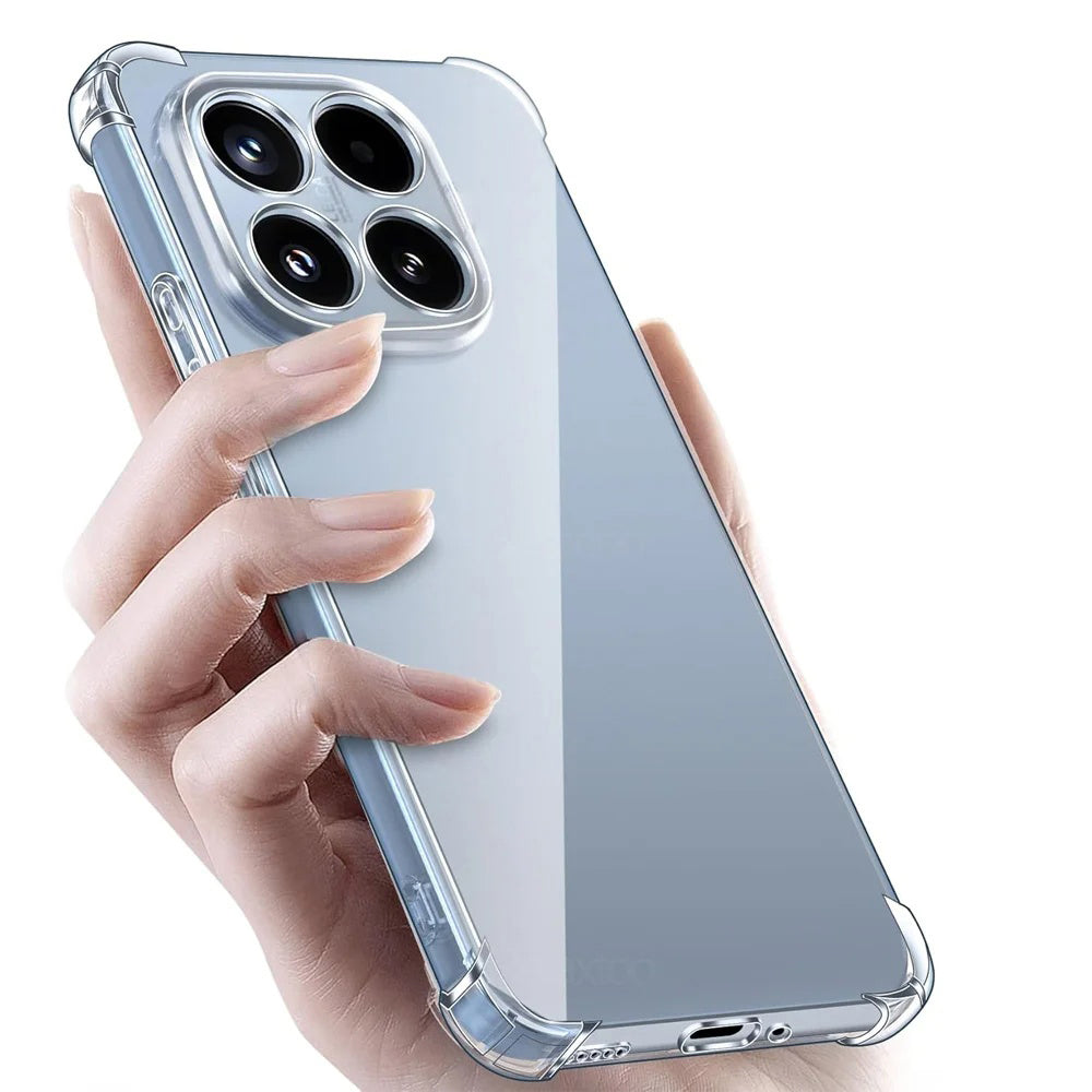 Custodia per Xiaomi 17T, Techsuit, Shockproof Clear, Trasparente