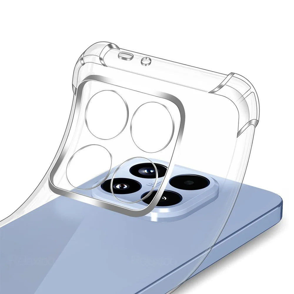 Custodia per Xiaomi 17T, Techsuit, Shockproof Clear, Trasparente