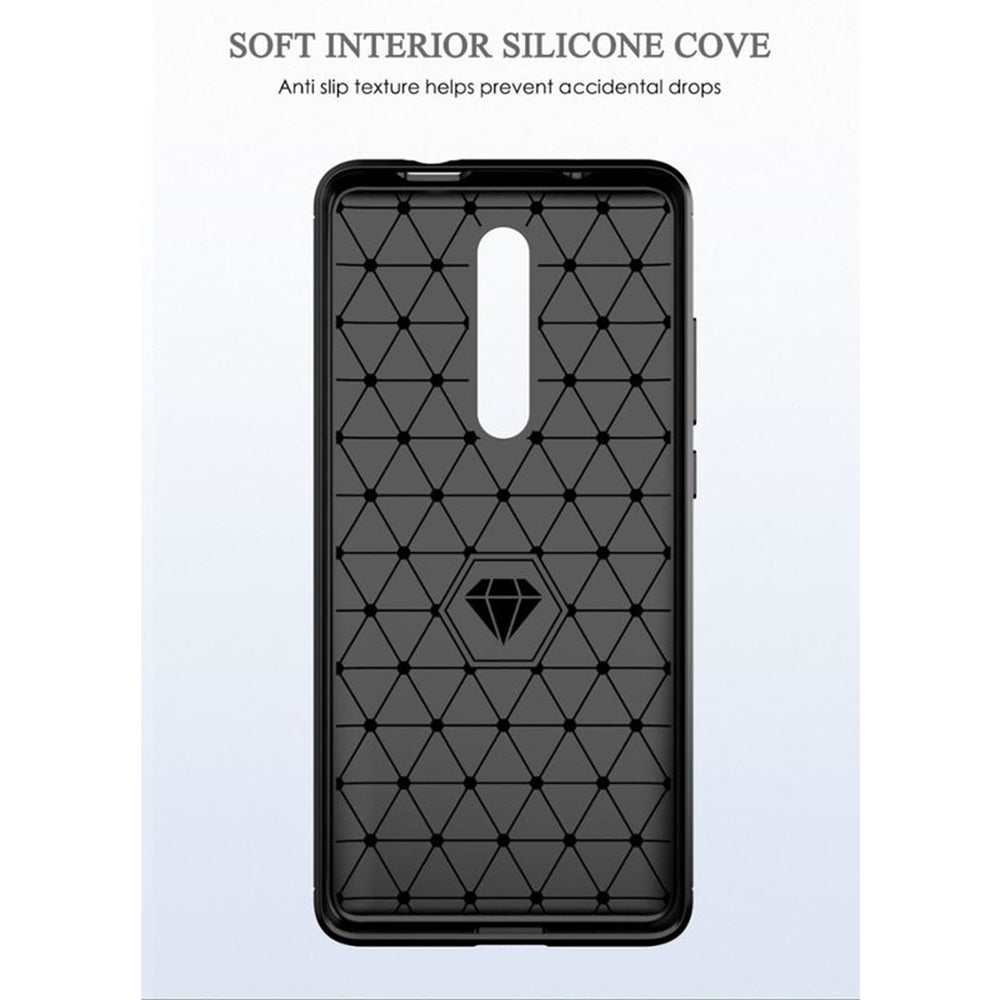 Custodia per Xiaomi Mi 9T Pro / 9T / Redmi K20 Pro / K20, Techsuit, Carbonio, Nera
