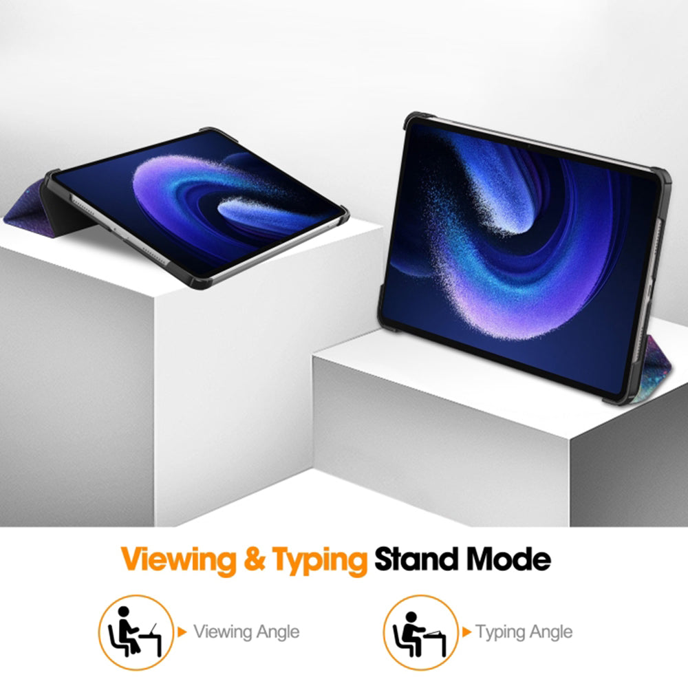 Coque pour Xiaomi Pad 6 / 6 Pro, Techsuit, FoldPro Galaxy, Multicolore