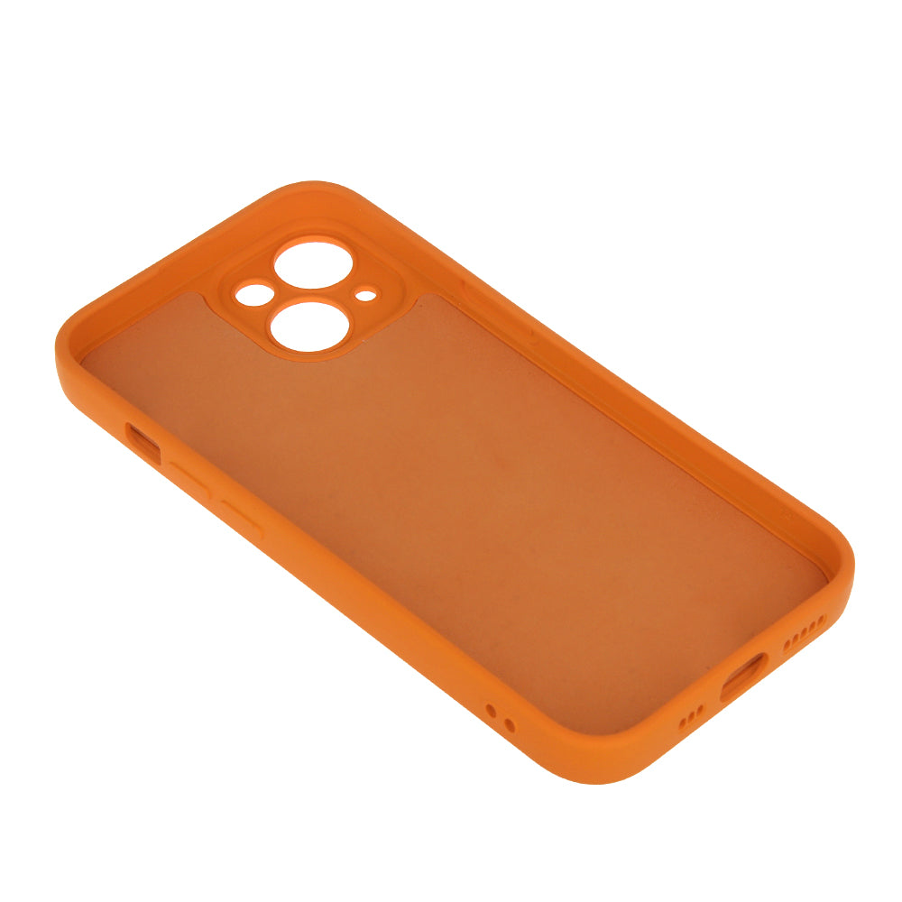 Custodia per Xiaomi Poco M6 / Redmi 13C 5G, OEM, Silicone, Arancione