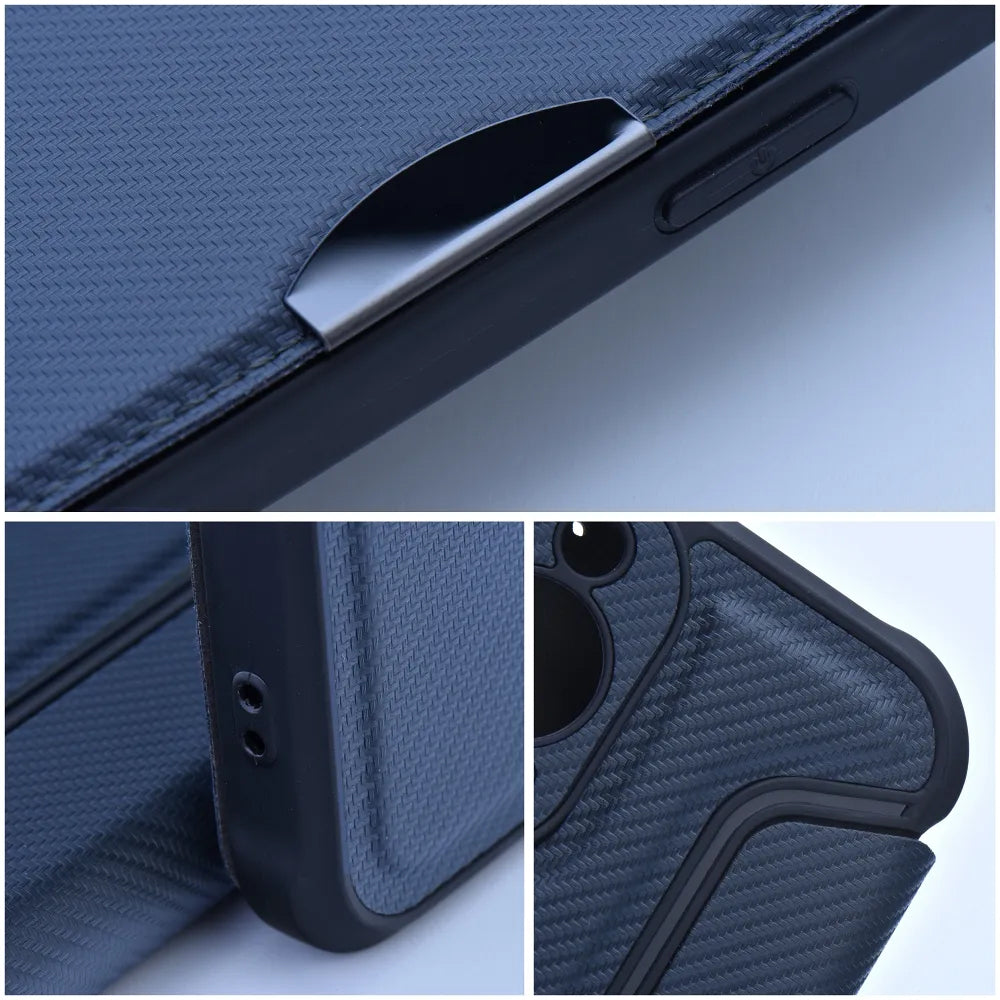 Custodia per Xiaomi Poco C75 5G / C75 / Redmi 14C, OEM, Razor Book, Blu