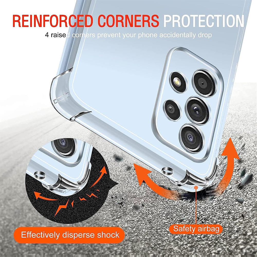 Custodia per Xiaomi Poco C40, Techsuit, Shockproof Clear, Trasparente