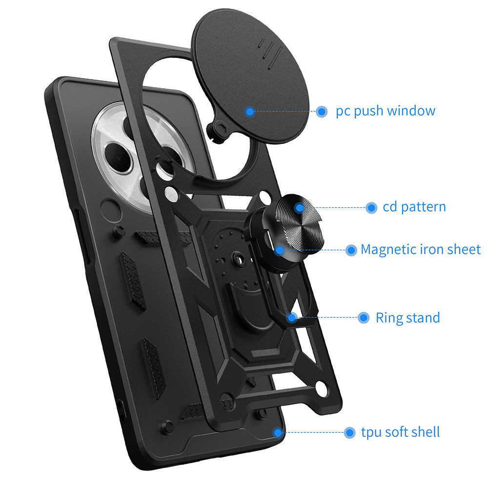 Custodia per Xiaomi Poco C75 / Redmi 14C, Techsuit, CamShield, Blu