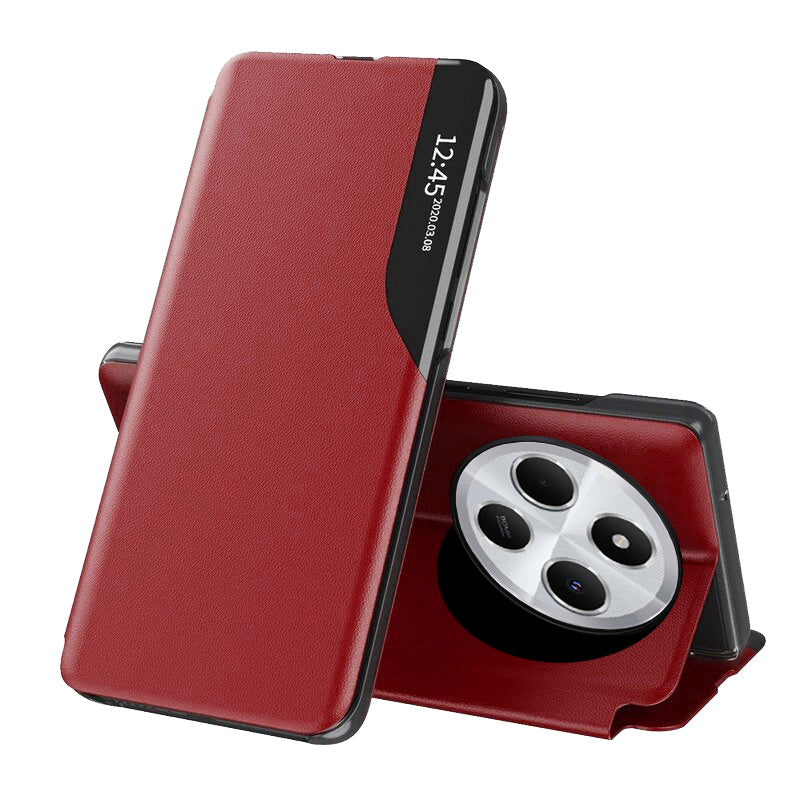 Custodia per Xiaomi Poco C75 / Redmi 14C, Techsuit, eFold, Rossa