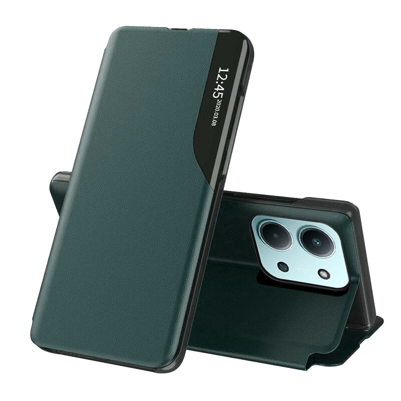 Hülle für Xiaomi Poco C85 4G / Redmi 15C 5G / 15C 4G, Techsuit, eFold, Dunkelgrün