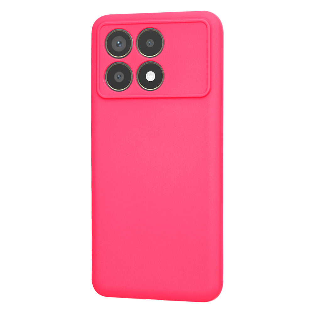 Custodia per Xiaomi Poco F6 Pro, Techsuit, SoftFlex, Rosa Scuro