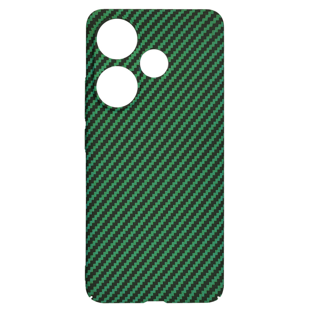 Custodia per Xiaomi Poco F6, Techsuit, Carbonite FiberShell, Verde