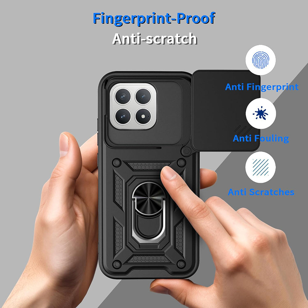 Custodia per Xiaomi Poco F8 Pro, Techsuit, CamShield, Blu
