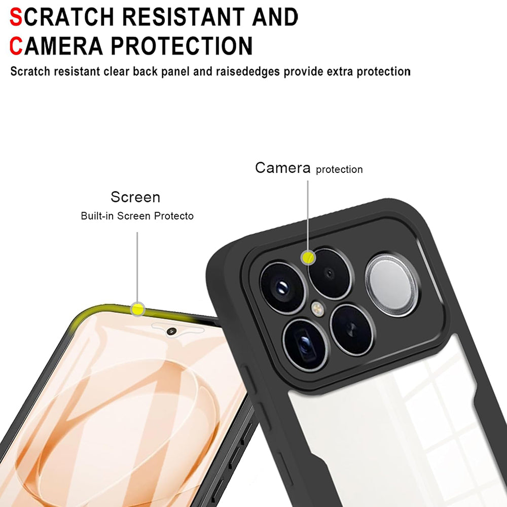 Custodia per Xiaomi Poco F8 Pro, Techsuit, ColorVerse 360, Nera