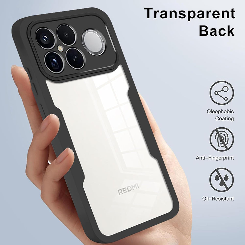 Custodia per Xiaomi Poco F8 Pro, Techsuit, ColorVerse 360, Nera