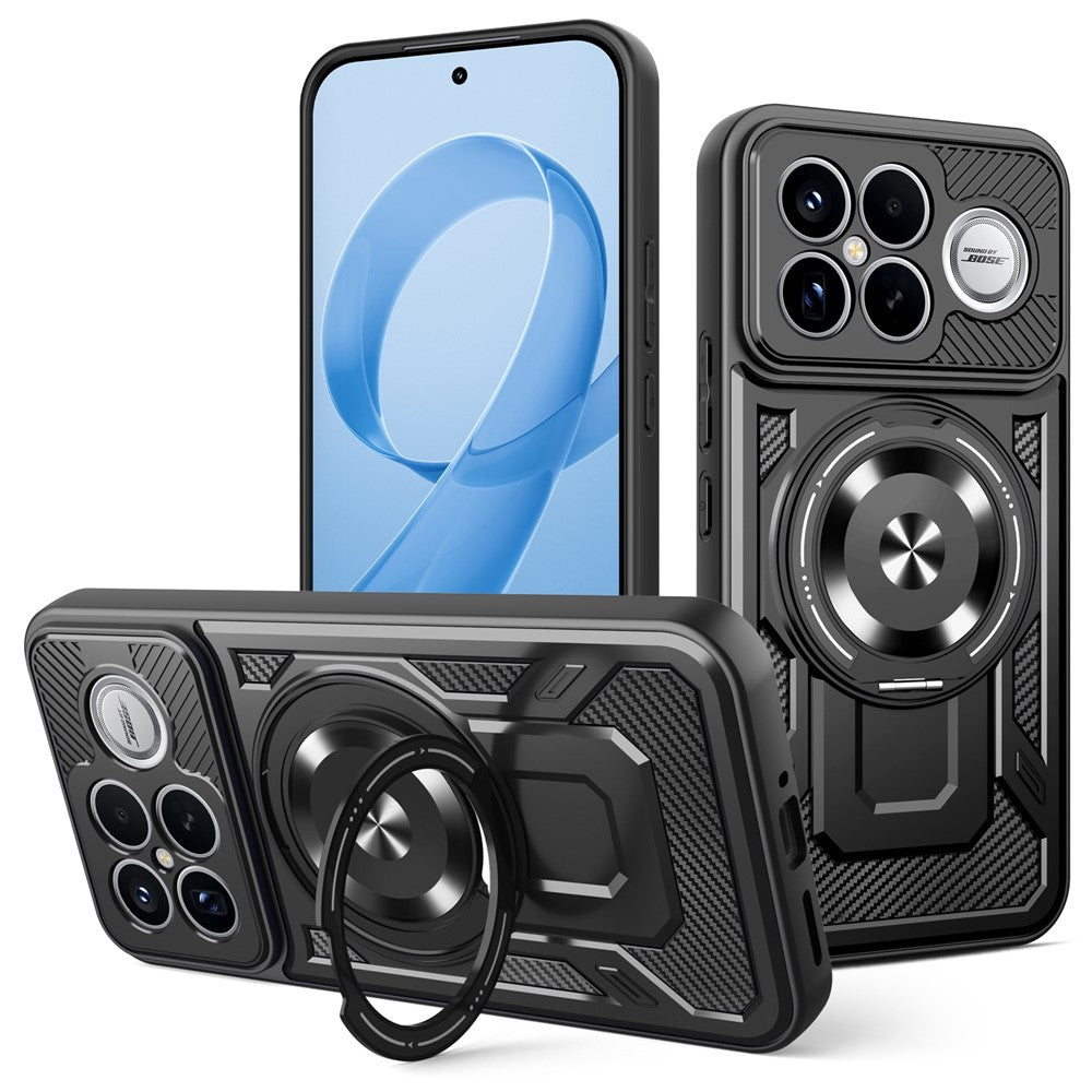 Hülle für Xiaomi Poco F8 Ultra, Techsuit, RuggedCam, Schwarz