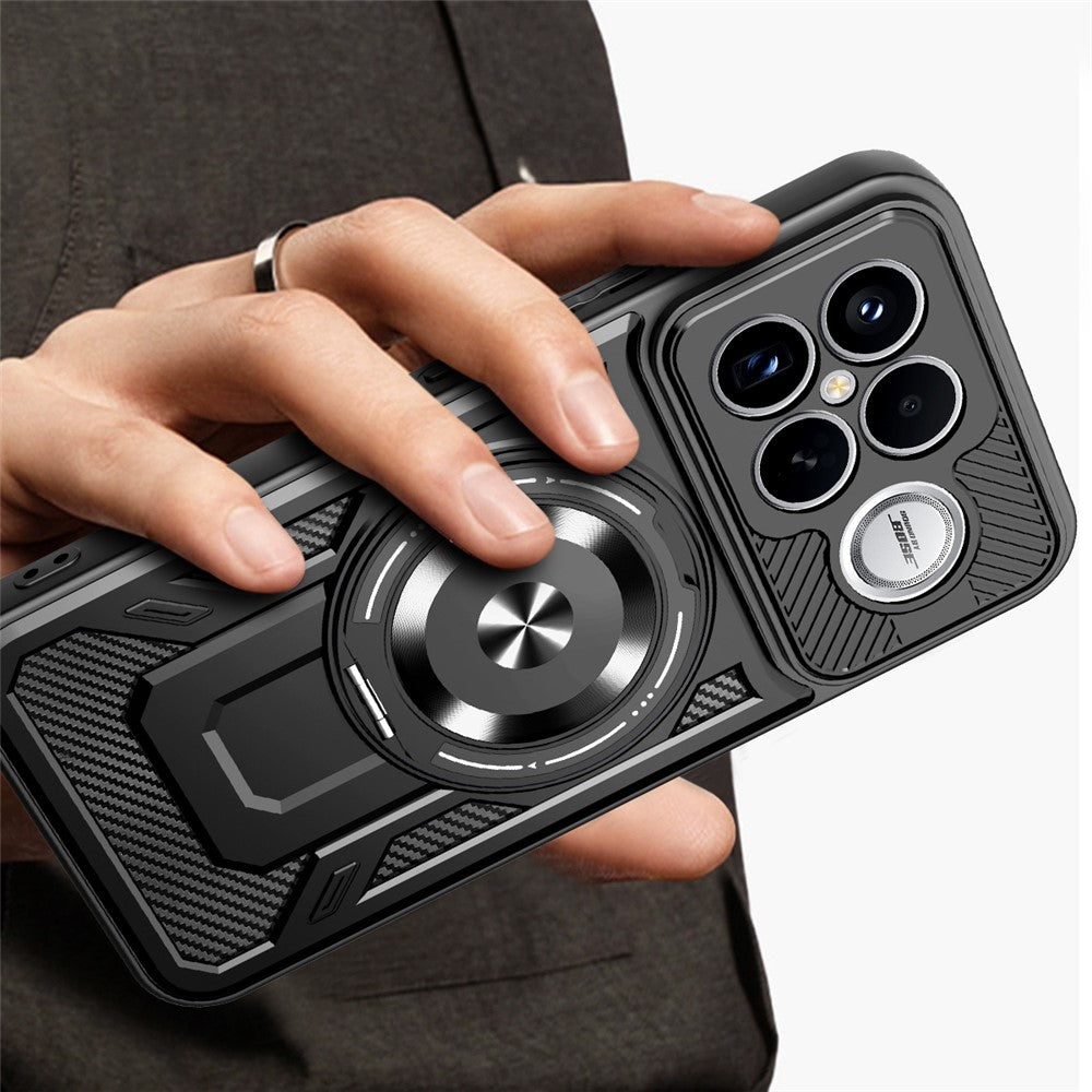 Hülle für Xiaomi Poco F8 Ultra, Techsuit, RuggedCam, Schwarz