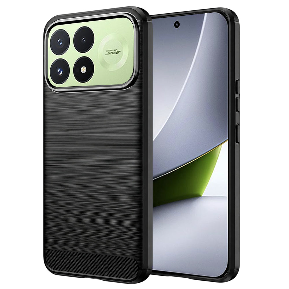 Coque pour Xiaomi Poco F9 Pro, Techsuit, Carbone, Noire