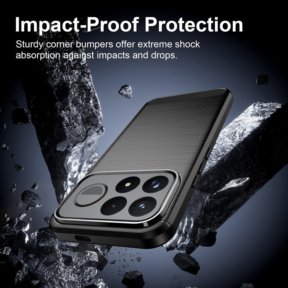 Coque pour Xiaomi Poco F9 Pro, Techsuit, Carbone, Noire