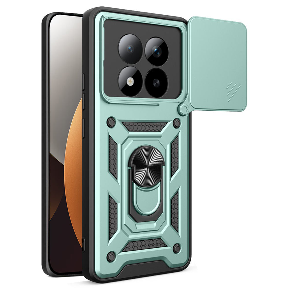 Custodia per Xiaomi Poco M8 Pro / Redmi Note 15 Pro+ 5G, Techsuit, CamShield, Verde