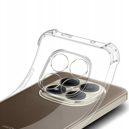 Étui pour Xiaomi Poco M8 Pro / Redmi Note 15 Pro+ 5G, Techsuit, Shockproof Clear, Transparent