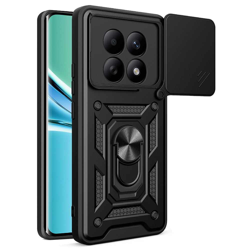 Custodia per Xiaomi Poco M8 / Redmi Note 15 5G / Note 15 4G, Techsuit, CamShield, Nera