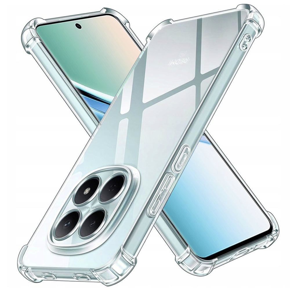 Custodia per Xiaomi Poco M8 / Redmi Note 15 5G / Note 15 4G, Techsuit, Shockproof Clear, Trasparente