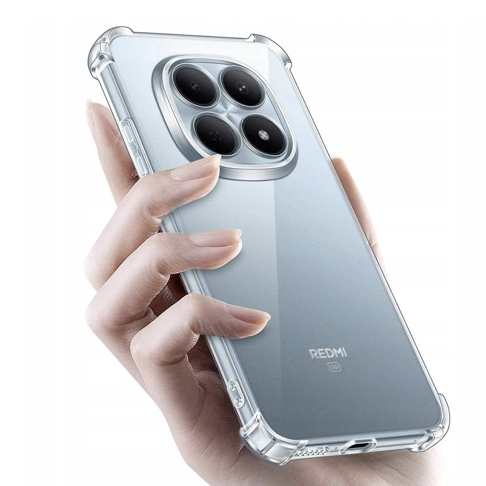 Custodia per Xiaomi Poco M8 / Redmi Note 15 5G / Note 15 4G, Techsuit, Shockproof Clear, Trasparente
