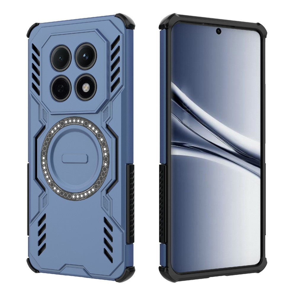 Custodia MagSafe per Xiaomi Poco M8 / Redmi Note 15 5G, Techsuit, ArmorMag, Blu