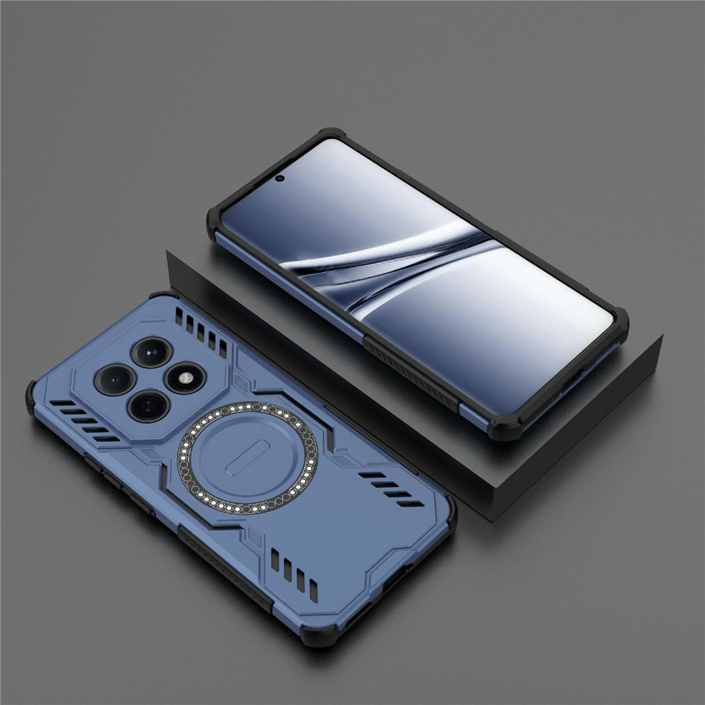 Custodia MagSafe per Xiaomi Poco M8 / Redmi Note 15 5G, Techsuit, ArmorMag, Blu