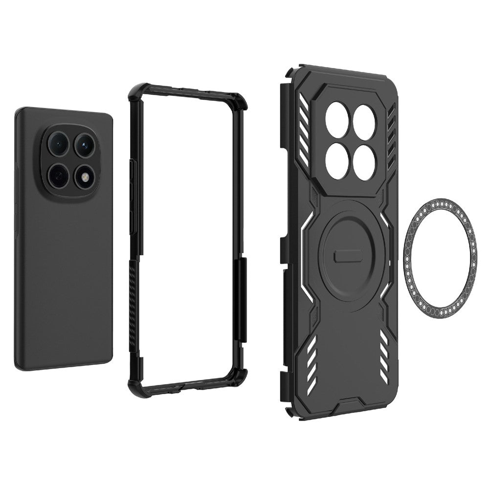 Custodia MagSafe per Xiaomi Poco M8 / Redmi Note 15 5G, Techsuit, ArmorMag, Nera