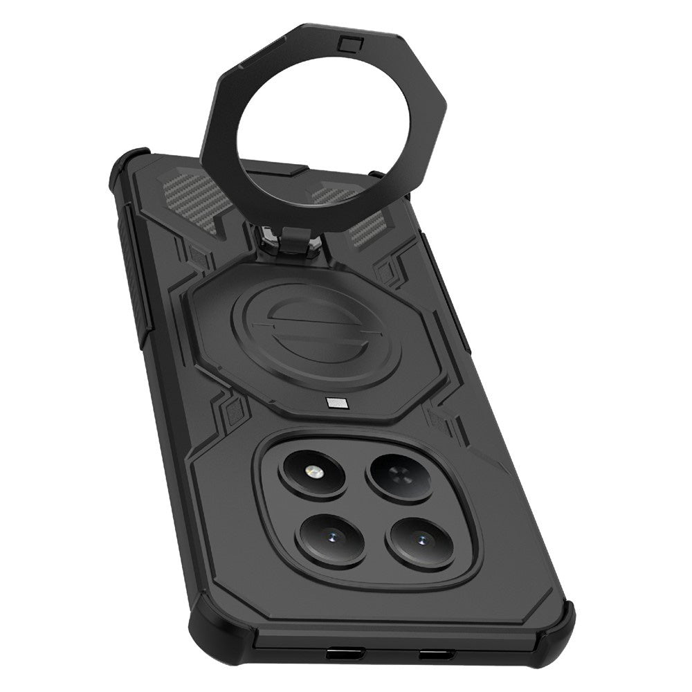 Custodia per Xiaomi Poco M8 / Redmi Note 15 5G, Techsuit, Carbon Shield Pro, Nera