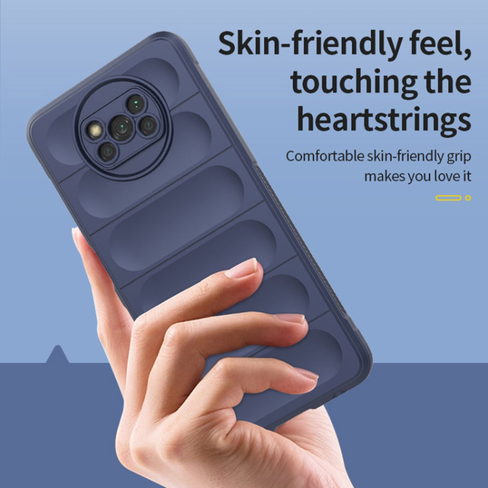 Custodia per Xiaomi Poco X3 Pro / X3 NFC / X3, Techsuit, Magic Shield, Nera