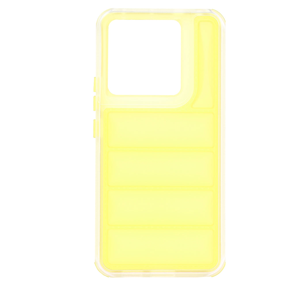 Custodia per Xiaomi Poco X6 / Note 13 Pro 5G, Techsuit, Wave Shield, Gialla