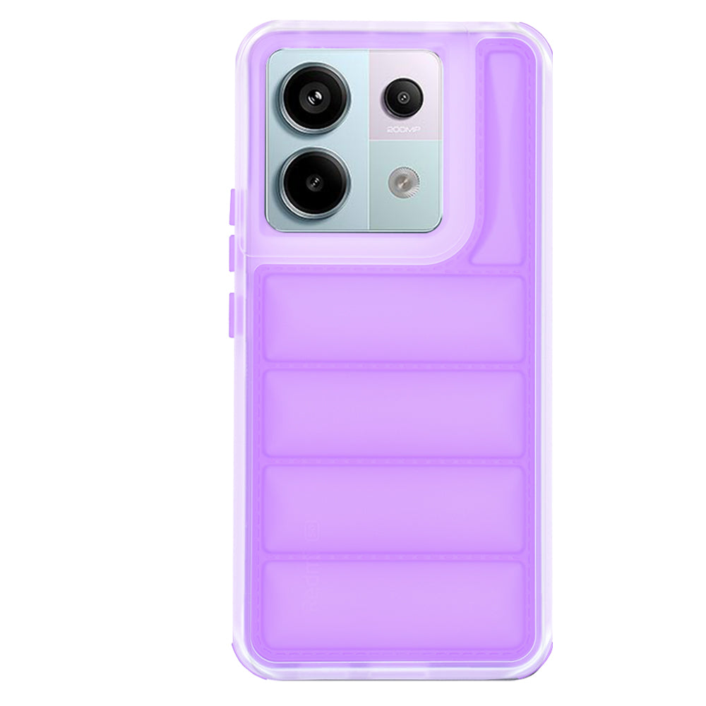 Custodia per Xiaomi Poco X6 / Note 13 Pro 5G, Techsuit, Wave Shield, Viola