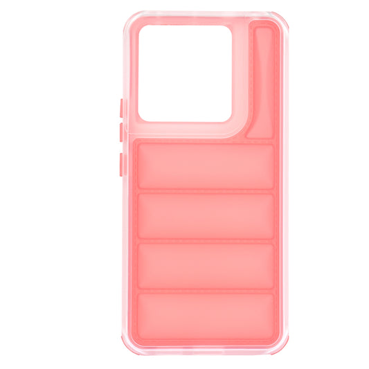 Hülle für Xiaomi Poco X6 / Note 13 Pro 5G, Techsuit, Wave Shield, Rot