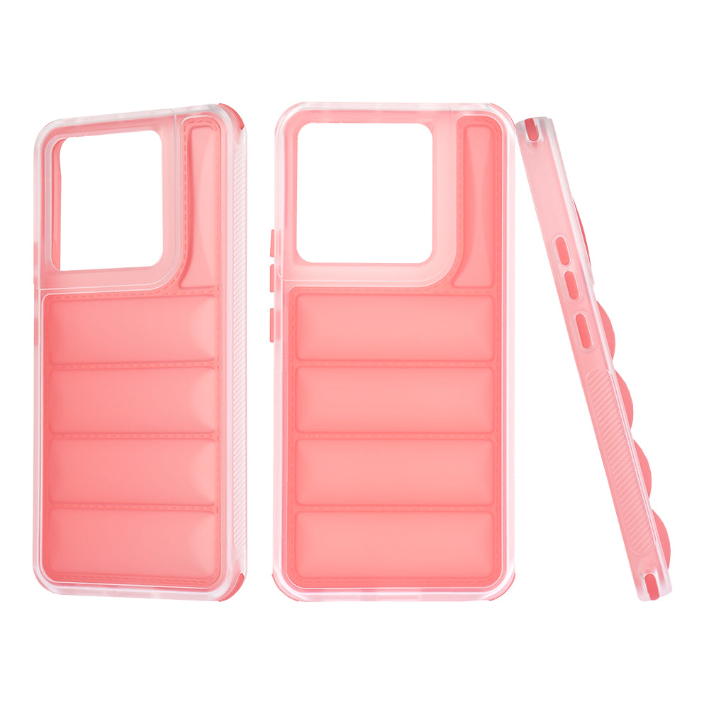 Custodia per Xiaomi Poco X6 / Note 13 Pro 5G, Techsuit, Wave Shield, Rossa