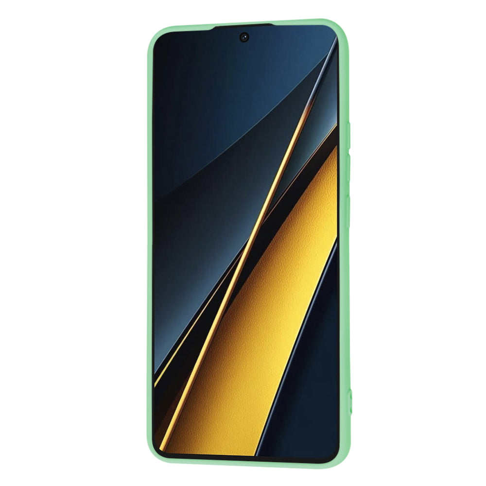 Custodia per Xiaomi Poco X6 Pro, Techsuit, SoftFlex, Verde Chiaro