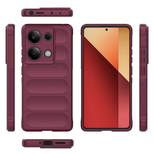 Coque pour Xiaomi Poco X6 / Redmi Note 13 Pro 5G, Techsuit, Magic Shield, Rouge